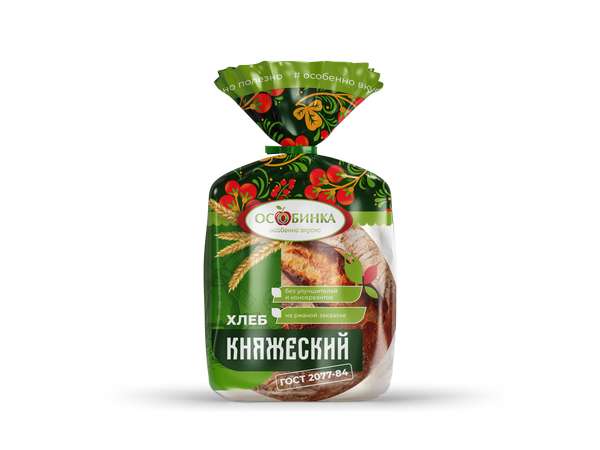 Упаковка Хлеб Княжеский - аренда торгового знака Особинка